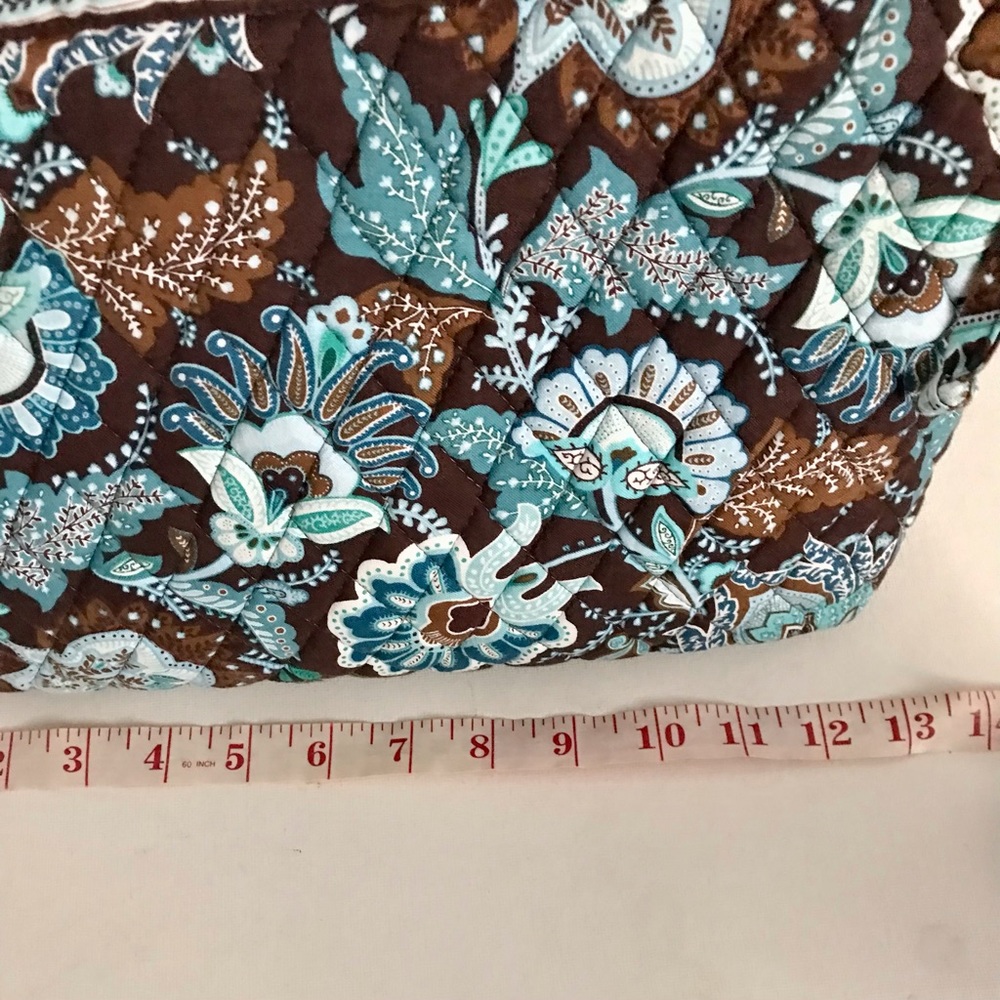 Vera Bradley Java Blue Shoulder Tote Bag - Picture 4 of 10